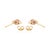 1ct Natural Ruby & Diamond Toi Et Moi Stud Earrings in 14k Yellow Gold- 2 Pieces For Sale - Image 9 of 15
