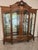 1960's Italian Carved Wood Display Cabinet For Sale - Image 4 of 12