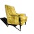 Textile Mid-Century Modern Black Lacquer and Gold Lounge Chair in the Manner of Giuseppe Scapinell For Sale - Image 7 of 9