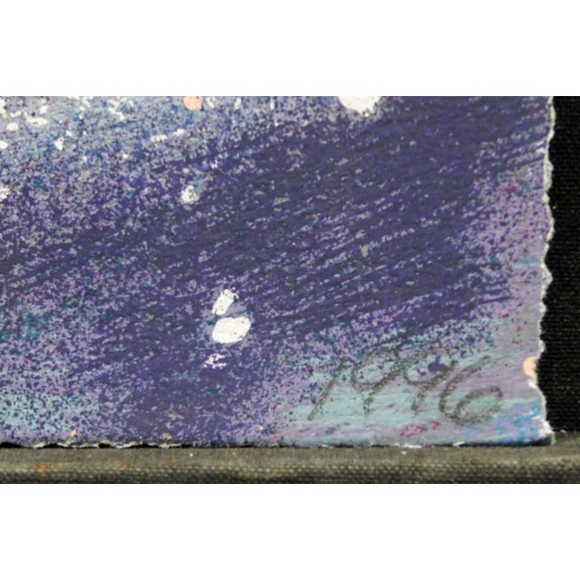 Paper Earl Biss "Storm on Thunder Mountain" Serigraph on Paper Hand Signed For Sale - Image 7 of 7