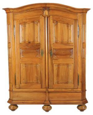 Antique Baroque Lake Constance Cabinet in Walnut, 1700s