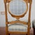 White Antique Walnut Chairs with Blue Fabric, 1800s, Set of 2 For Sale - Image 8 of 17