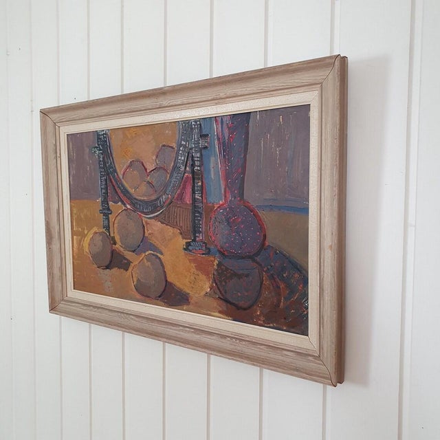 Herbert, Still Life, 1953, Oil on Panel For Sale - Image 13 of 18