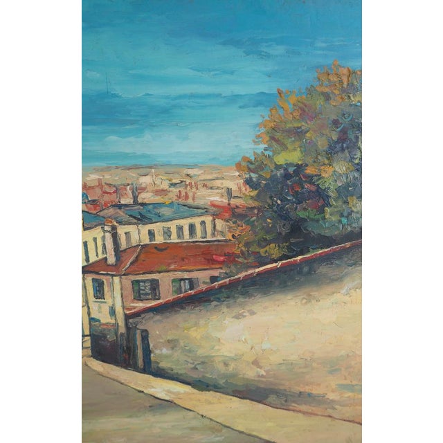 Elisée Maclet, In the Streets of Montmartre, Oil on Panel, Framed For Sale - Image 5 of 10