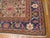 Superb Ivory, Blue and Purple Color With Symmetric and Florid Design Antique Sultanabad Rug For Sale In New York - Image 6 of 6