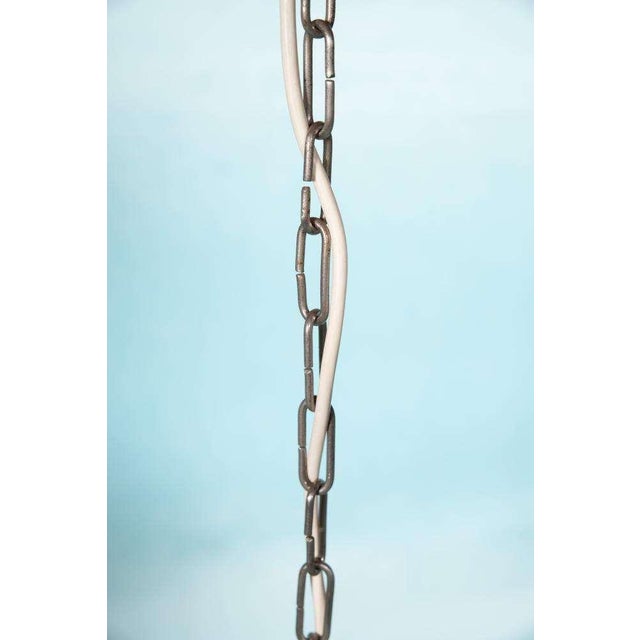 Vintage Hexagon Hanging Lamp For Sale - Image 17 of 18