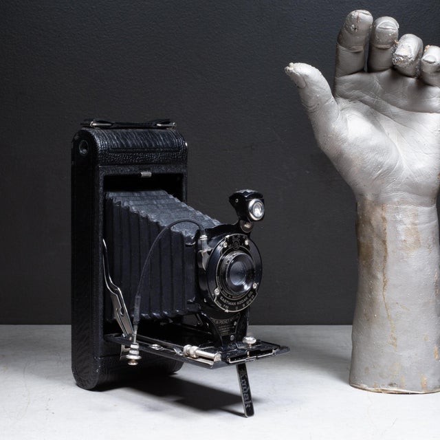 Antique "No. 1a Folding Pocket Kodak" Camera With Original Factory Box c.1926-1932 For Sale - Image 10 of 10