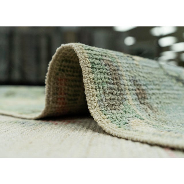 Textile Turkish Oushak Rug 4'11" x 7'2" #20284 For Sale - Image 7 of 8
