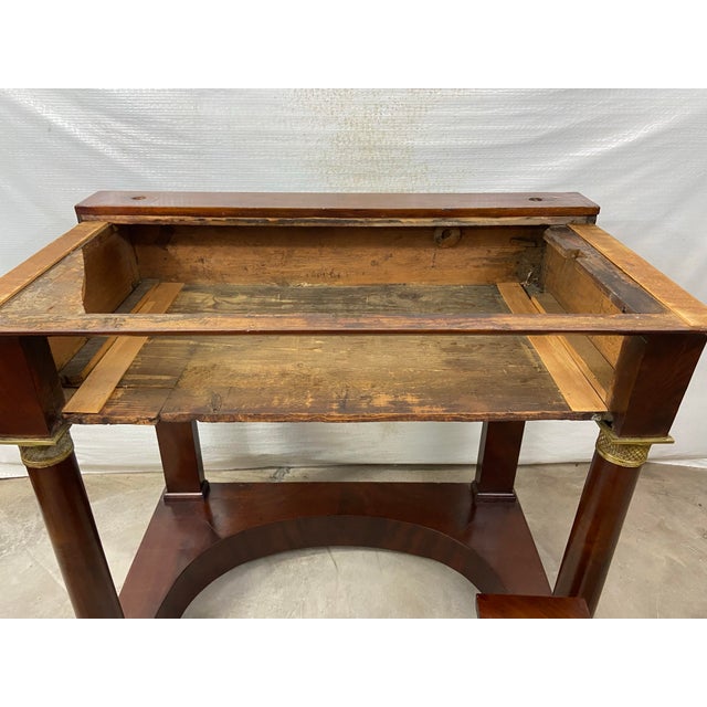Wood Antique Empire Dressing Table For Sale - Image 7 of 12