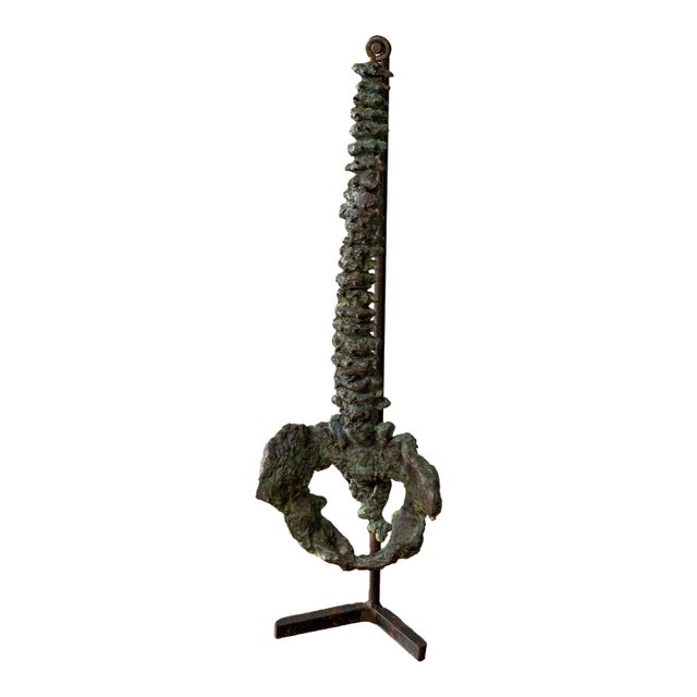 Cast Bronze Spinal Sculpture For Sale