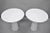 Megaron Modern Magic Mushroom White Bistro Tall Modernist Side Tables - a Pair For Sale - Image 4 of 12