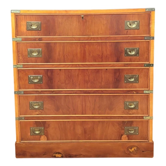 Campaign Military Chest of Drawers and Writing Desk, Great Britain, 1950s For Sale