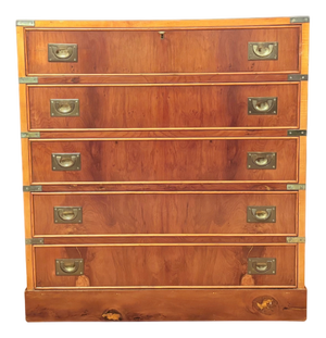 Campaign Military Chest of Drawers and Writing Desk, Great Britain, 1950s