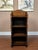 Petite Antique English Bookcase Bookshelf Barley Twist Tiger Oak Display C1920 For Sale - Image 4 of 18