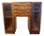 Rare 1930s Art Deco Burlwood Veneer Cutlery Cabinet With Bakelite Knobs For Sale