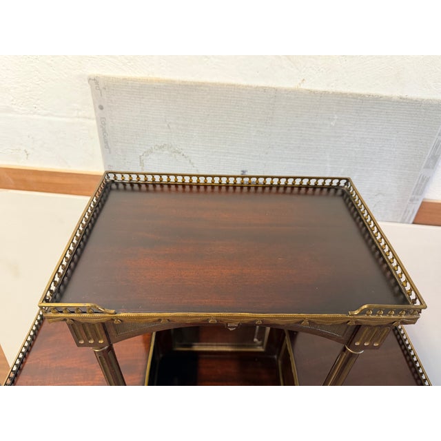 Antique 19th Century French Louis XVI Style Vernis Martin Cylinder "Bonheur Du Jour" Ladies Writing Desk For Sale - Image 16 of 17