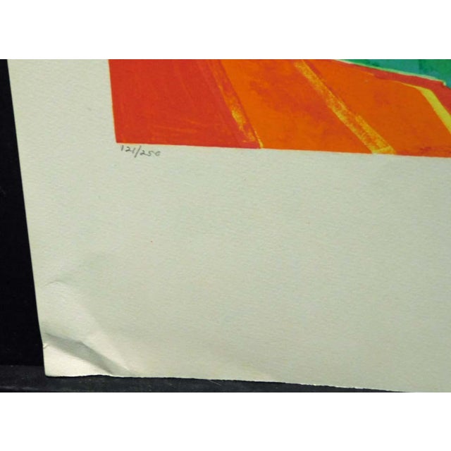 Rene Couturier "Paysage De Mallorca" Hand Signed Lithograph Art For Sale - Image 4 of 7