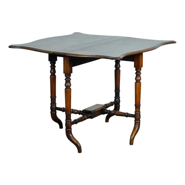 Antique Oak Drop Leaf Table, 1820s For Sale