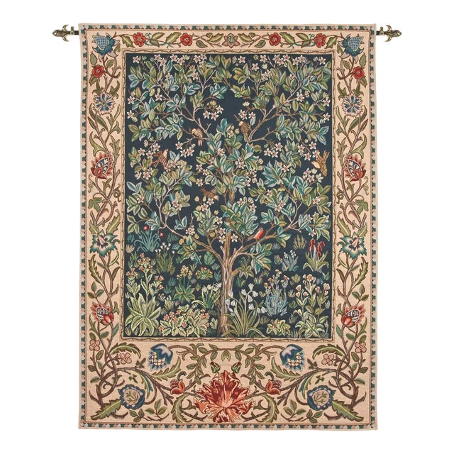 The Garden Loom Woven Tapestry - 236 X 175 Cm (7'9" X 5'9") - Requires Rod Size 5 For Sale