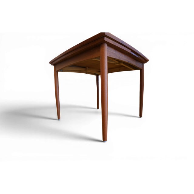 Mid-Century Modern Teak Dining Table with Double Extension by Poul Hundevad for Hundevad & Co., 1960s For Sale - Image 3 of 18