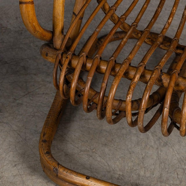 Set of Vintage Italian Wicker Armchairs by Tito Agnoli, 1960 For Sale - Image 6 of 18