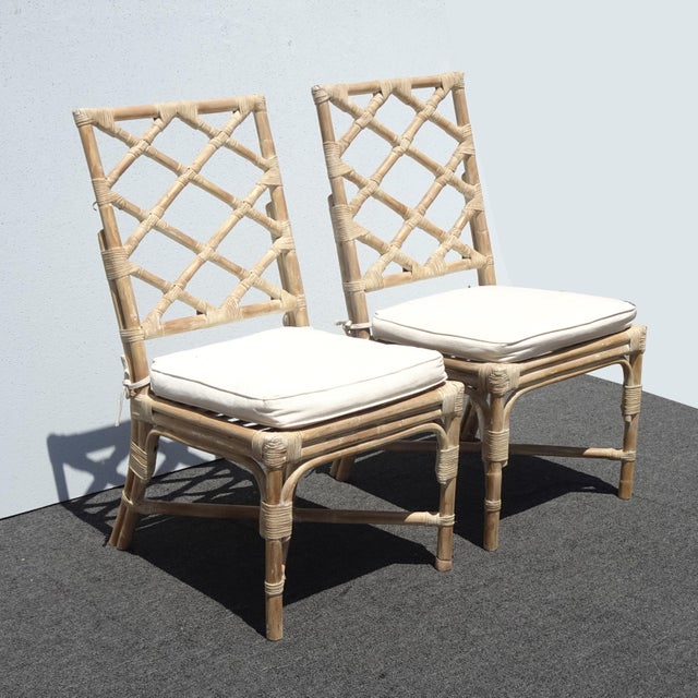 Gorgeous Chairs in Good Vintage Condition. Solid and Firm. Wear is usual for their age. Please study the photos and ask...