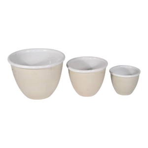 Nest of Three Bennington Potters Mixing Bowls Design Attributed to David Gil C. 1970's