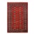 Rustic Bokhara Rust/Beige Hand Knotted Wool Rug For Sale