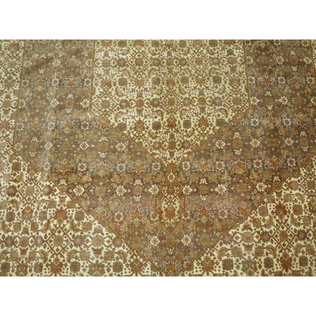 Textile Antique Zabihi Collection Persian Tabriz Carpet - 9' x 13'5" For Sale - Image 7 of 8