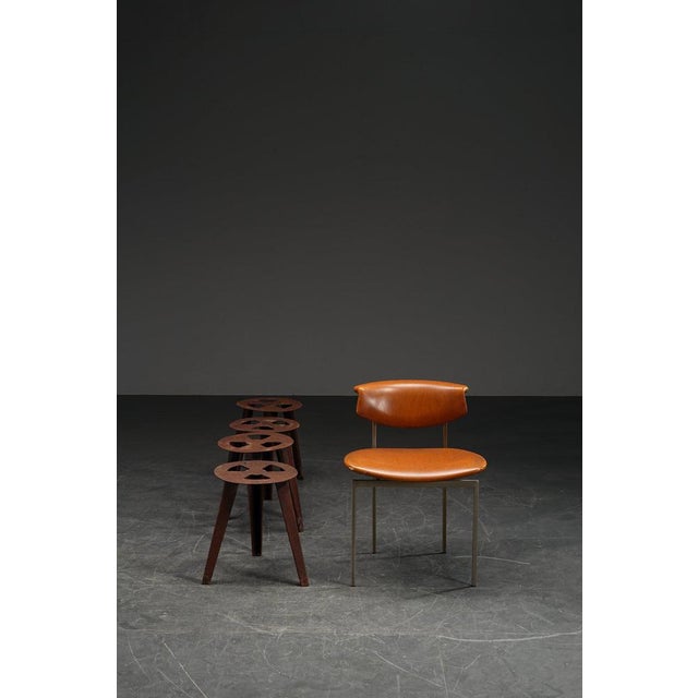 Industrial Stool in Wood For Sale - Image 4 of 15