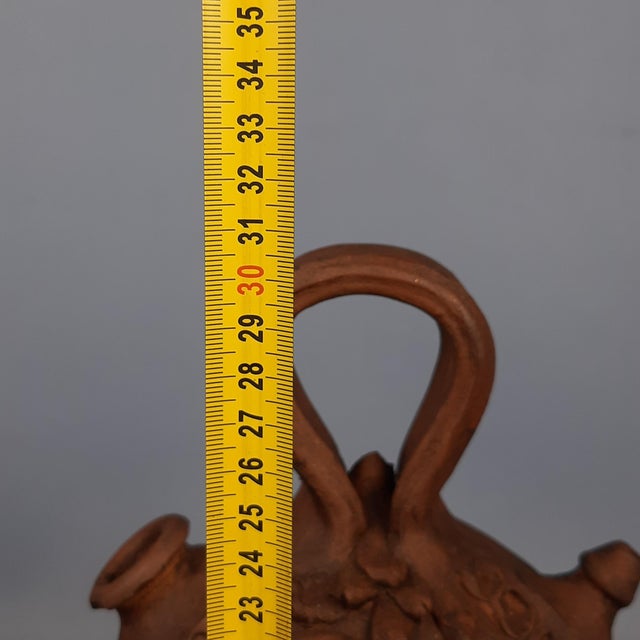 Vintage Rustic Terracotta Vase, 1950s For Sale - Image 12 of 13