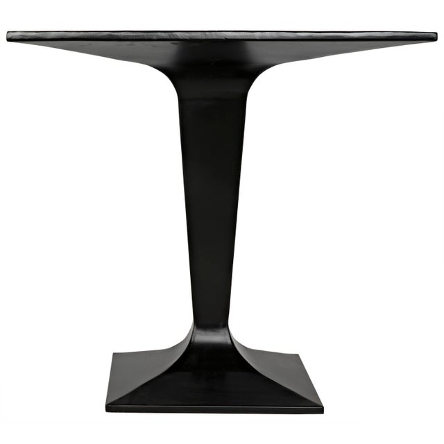 Contemporary NOIR Anoil Bistro Table in Black Metal For Sale - Image 3 of 5