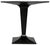 Contemporary NOIR Anoil Bistro Table in Black Metal For Sale - Image 3 of 5