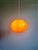 Large Space Age Pendant Light in Orange Opaline, 1970s For Sale - Image 10 of 12