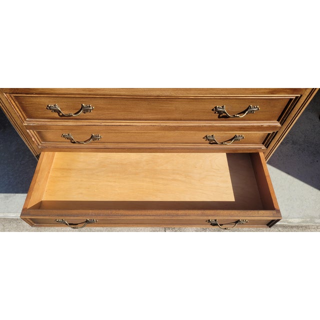 1960s Tall French Lingerie 12 Plus Drawer Dresser For Sale - Image 12 of 17