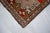 Brown Distressed Low Pile Turkish Small Petite Rug Hand Knotted Organic Wool Mat - 17'' X 34'' For Sale - Image 8 of 14