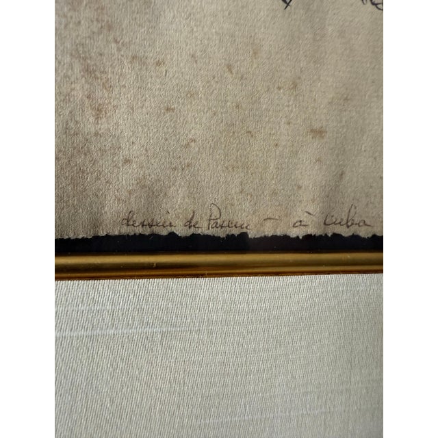 Jules Pascin, German Expressionist Drawing, Watercolor Painting Jules Pascin Cuba Scene 1910, c.1910-1916 For Sale - Image 4 of 15