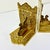 1950s Vintage Mythical Hollywood Regency Boho Chic Brass Winged Lion Bookends - A Pair. For Sale - Image 6 of 14