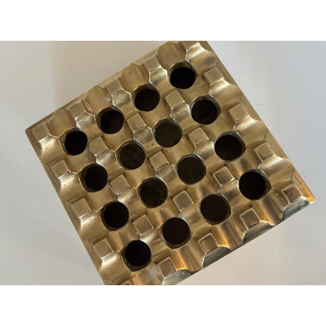 1970s Vintage Ultima 15 Brass Ashtray by Holger Bäckström & Bo Ljungberg, 1960s For Sale - Image 5 of 13