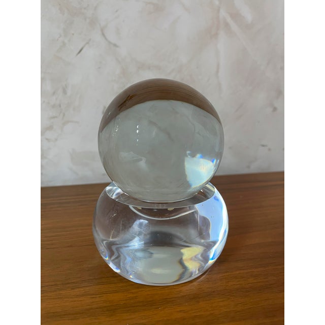 Decorative Ball in Transparent Glass, 1930s For Sale - Image 15 of 18