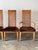 1970s Set of 6 Milo Baughman Style Cane Back Burl Dining Chairs by Lane, 1970s For Sale - Image 5 of 18