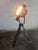 Industrial Searchlight Floor Lamp on PZO STG 4 Tripod, Poland, 1970s For Sale - Image 13 of 15