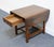Ethan Allen Country Craftsman Solid Pine Early American Shaker Style 37" Drop Leaf Accent End Table 19-8304 - 219 Medium Brown Finish For Sale In Kansas City - Image 6 of 17