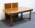 High End Vintage Solid Oak Rustic European 100" Double Pedestal Dining Table 7080-40 For Sale - Image 9 of 11