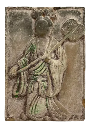 Antique Reproduction Chinese Tang Dynasty Clay Mural