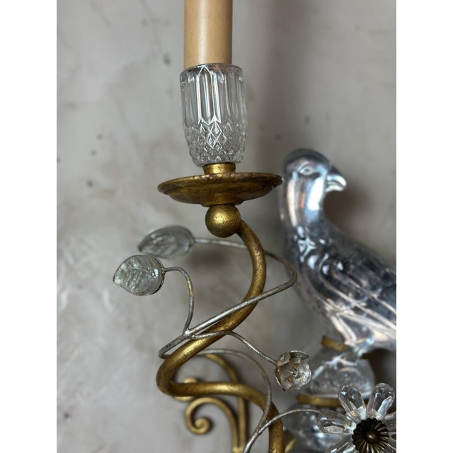 Mid-Century Modern Vintage Wall Lights from Maison Baguès, 1950, Set of 2 For Sale - Image 3 of 13