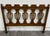 This is a beautiful vintage Chippendale style full sized headboard. Solid and sturdy, with minor cosmetic imperfections...