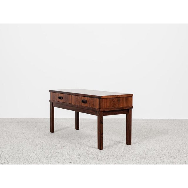 This low chest of 2 drawers is made in Denmark in the 1960s. It could be used as a console table. There are beautiful...