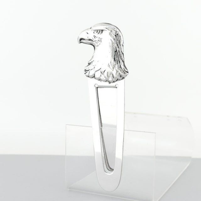 Modern Tiffany & Co. Sterling Silver Bald Eagle Head Money Clip For Sale - Image 3 of 15