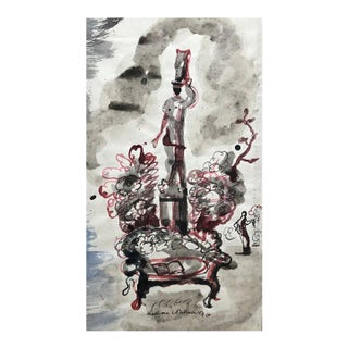 1942 William Palmer the Pool Watercolor For Sale